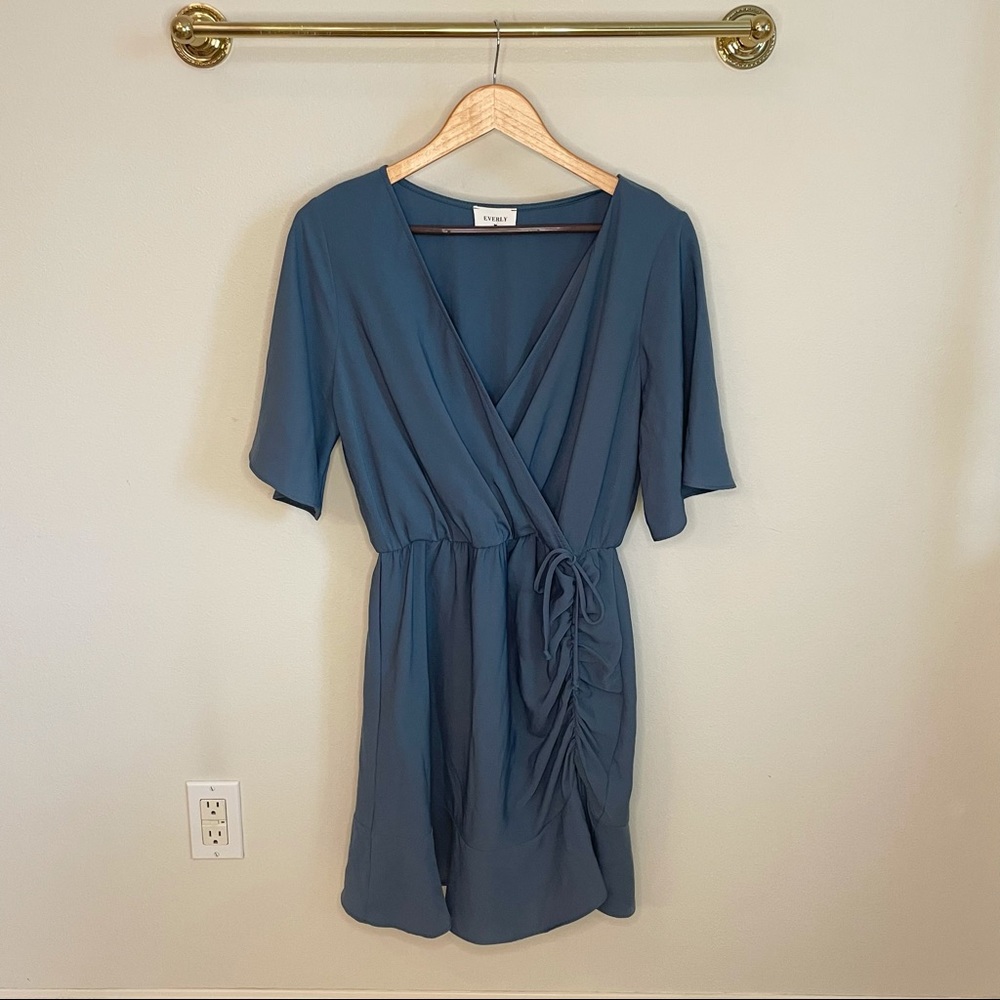 Every Blue Side Sinch Woven Dress